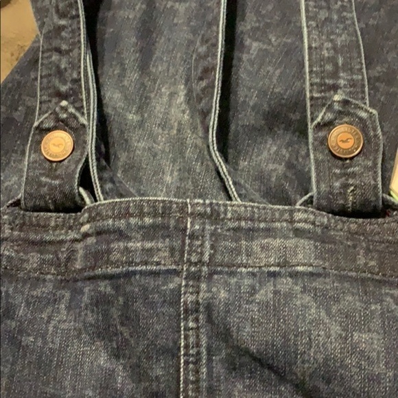 Hollister Aztec print denim overalls size small - Picture 7 of 9